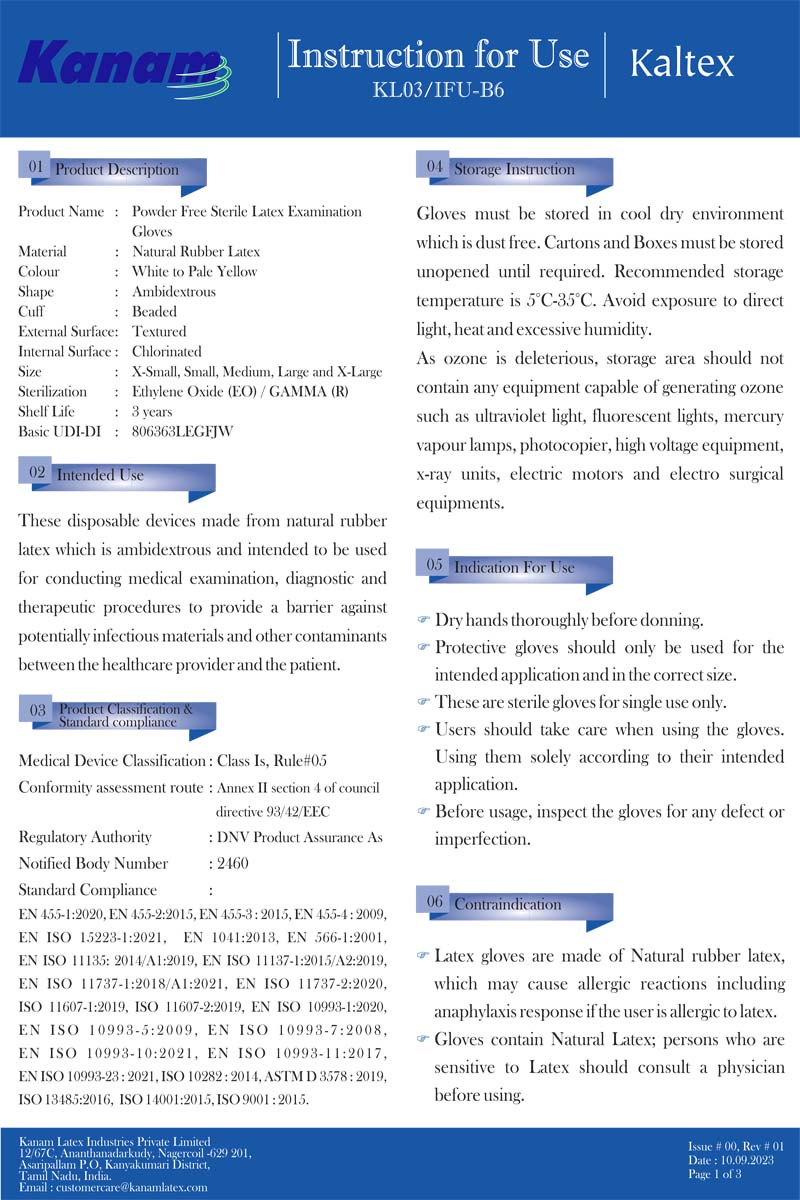 Kaltex-PF-Sterile-Latex-Examination-Gloves-Powder-Free