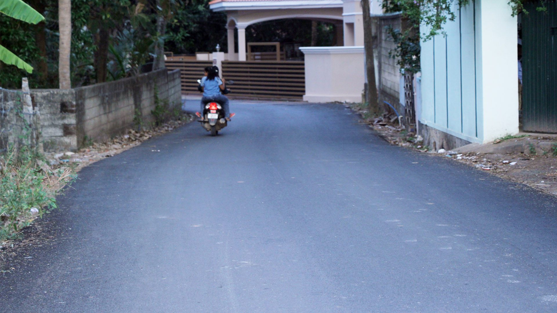 Branch road in Pallvilai, Kanyakumari