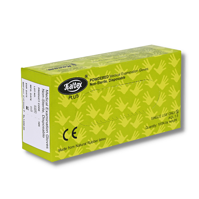 Kaltex powdered Medical Examination Gloves