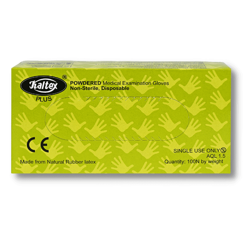Kaltex powdered Medical Examination Gloves