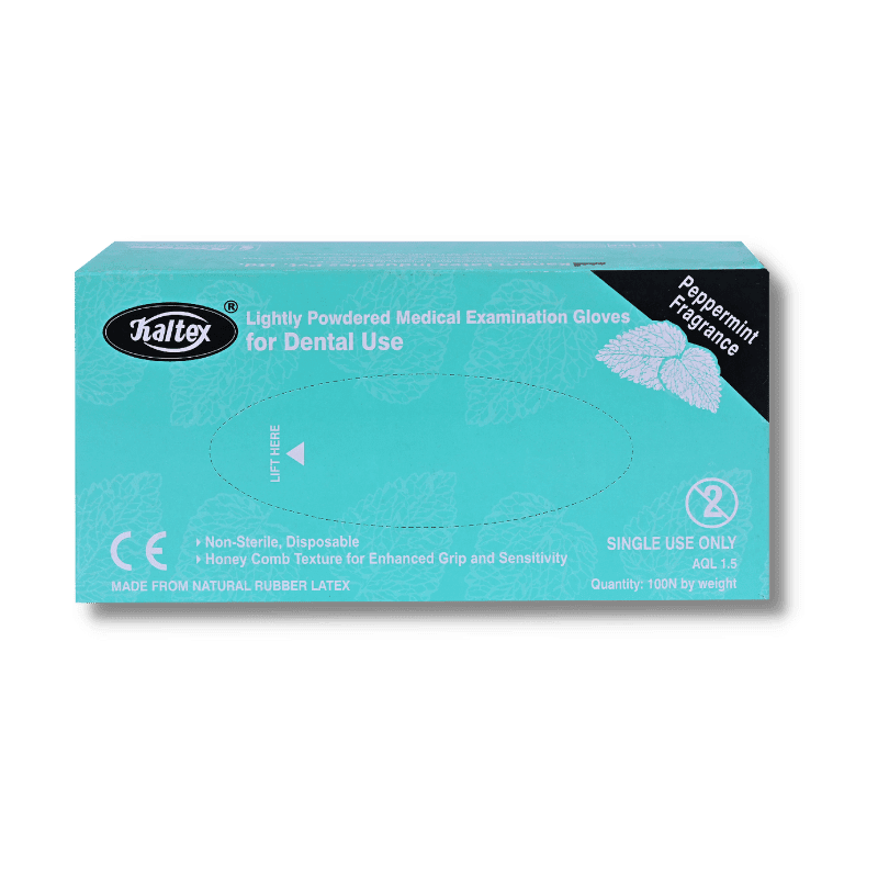 KALTEX PEPPERMINT- POWDER FREE NON STERILE LATEX EXAMINATION GLOVE