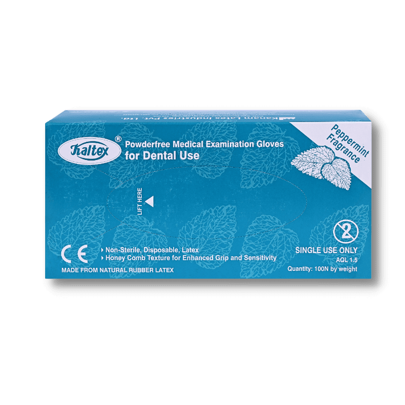 Kaltex-dental-gloves-peppermint-front