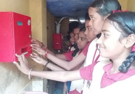 Contribution of smart class room, washing stations, incinerator and sanitary vending machine to 23 schools through rotary foundation India in Kanyakumari
