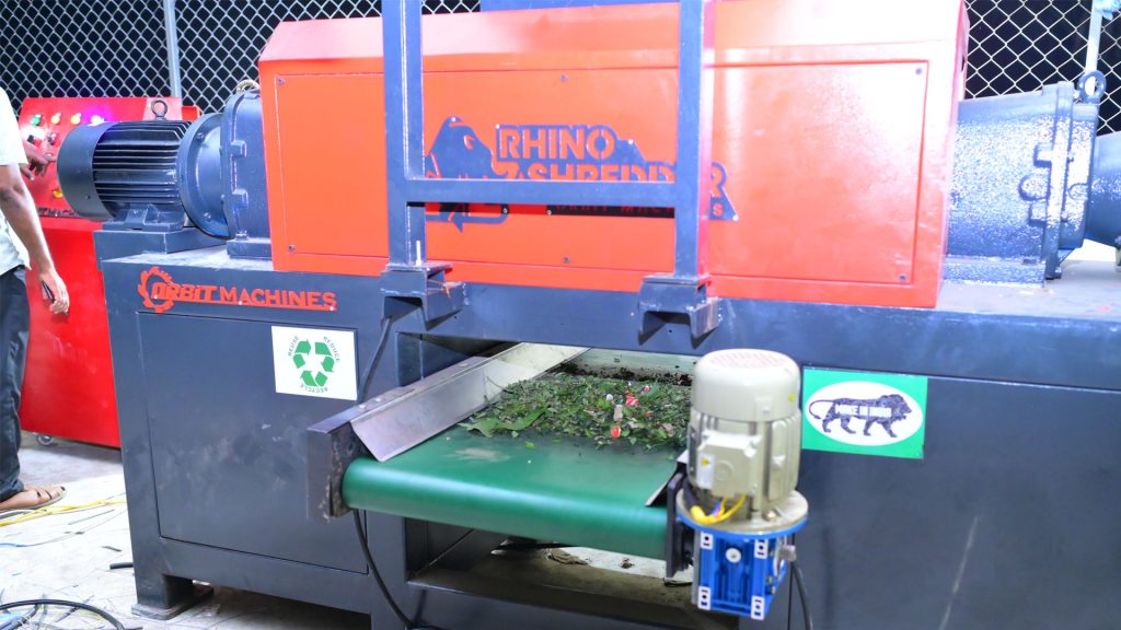 KANAM CSR Shredding machine pallamdurai