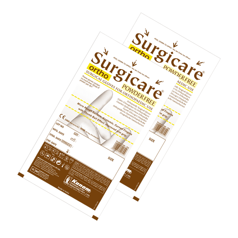 SURGICARE ORTHO POWDER FREE POUCH