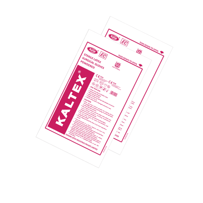 KALTEX STERILE LATEX SURGICAL GLOVES POWDERED